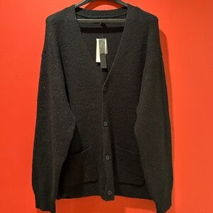 Jay Walker Black Knitted Cardigan Size XL New with Tag